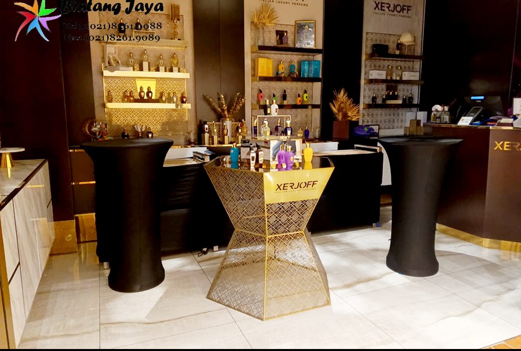 Sewa Meja Bar Kursi Puff Plaza Senayan Jakarta untuk Event Modern