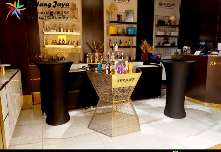 Sewa Meja Bar Kursi Puff Plaza Senayan Jakarta untuk Event Modern
