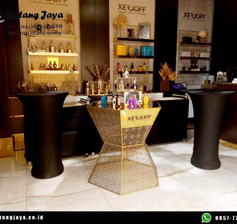 Sewa Meja Bar Kursi Puff Plaza Senayan Jakarta untuk Event Modern