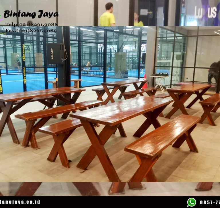Sewa Set Kursi Meja Taman 180x60 untuk Event Outdoor dan Chill Area