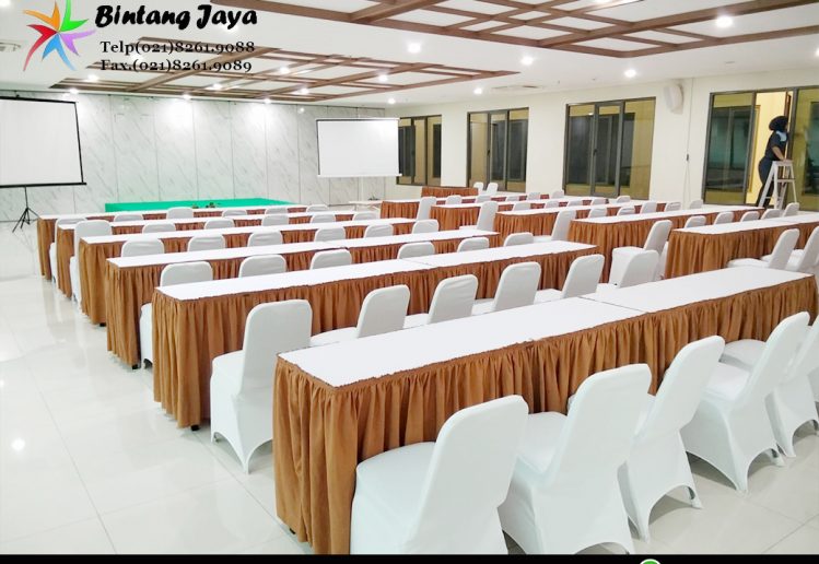 Sewa Meja IBM Skirting Tangerang untuk Area Event dan Pameran