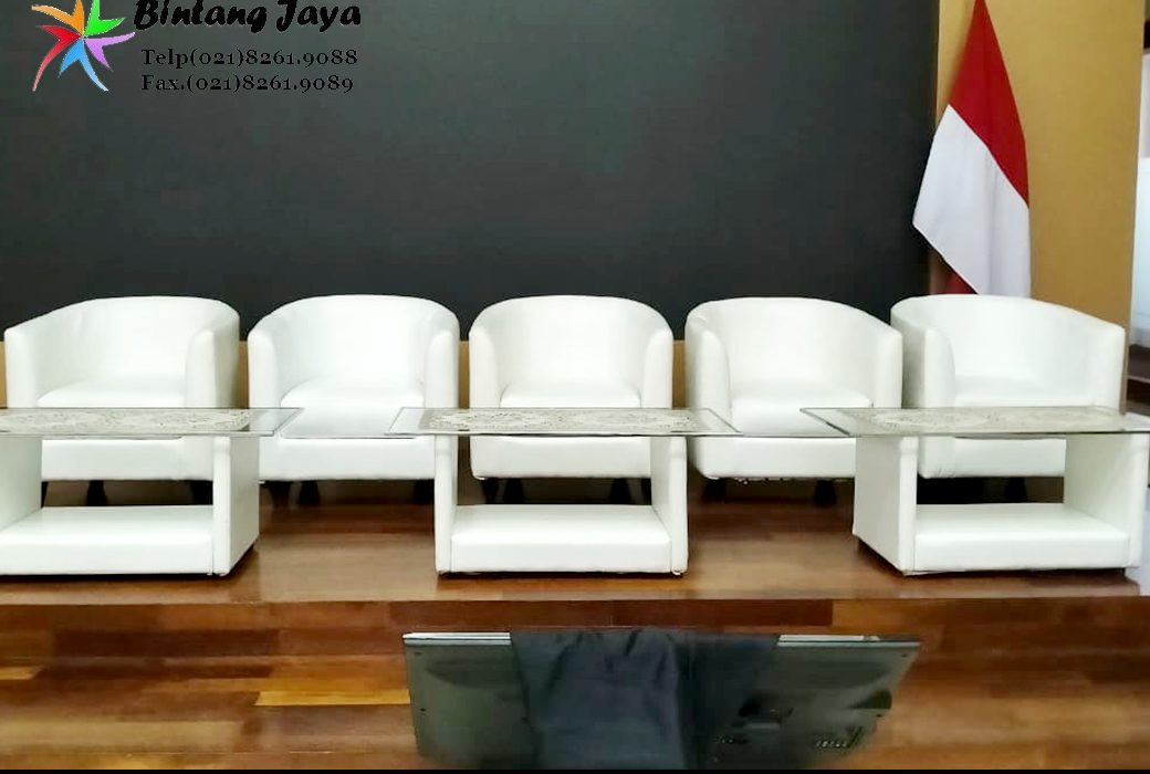 Sewa SOFA OVAL, ARM CHAIR VIP Event Bappenas Suropati Jakarta