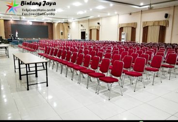 Sewa Kursi Event Type Futura Polos Merah Stainless Jakarta