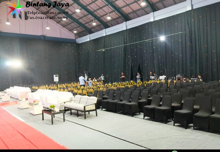 Rental Kursi dan Meja Taplak Ketat Hitam Depok