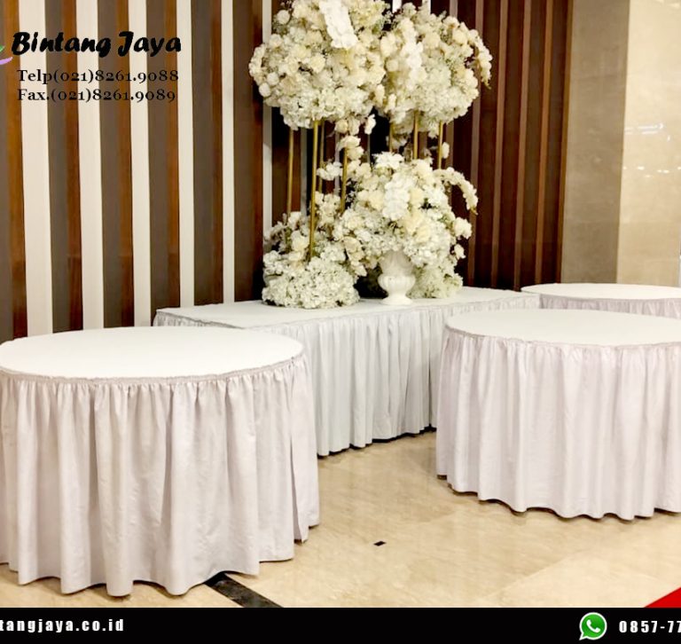 Sewa Round Table dan Meja Kotak Area Kuningan Jaksel