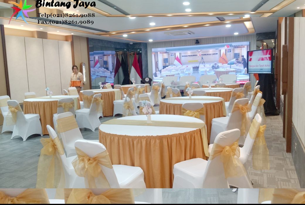 Sewa Kursi, Meja Bundar Event Gedung Bawaslu Jl. Thamrin Jakpus untuk Acara Resmi dan Profesional