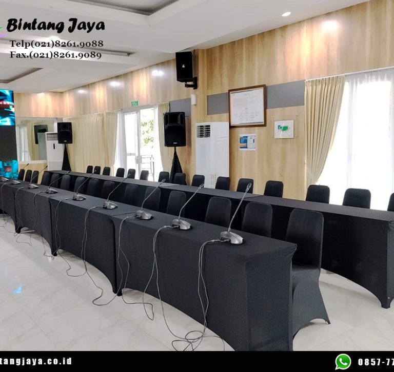 Sewa Meja IBM dan Sign Out Landscape Stainless Jakarta