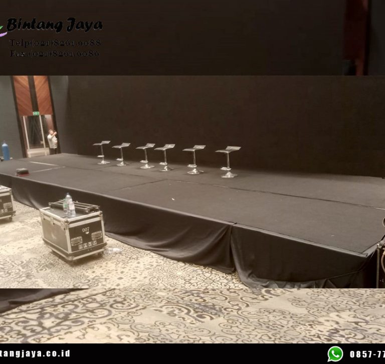 Sewa Kursi Barstool, Karpet, Black Curtain Jakarta untuk Event Modern dan Profesional