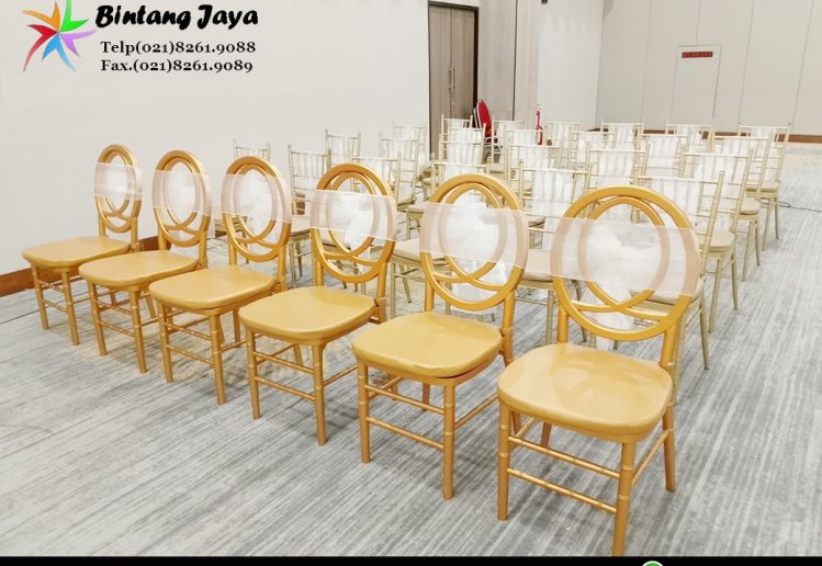 Sewa Kursi Olivia dan Kursi Tiffany Gold Depok untuk Acara Elegan dan Berkelas