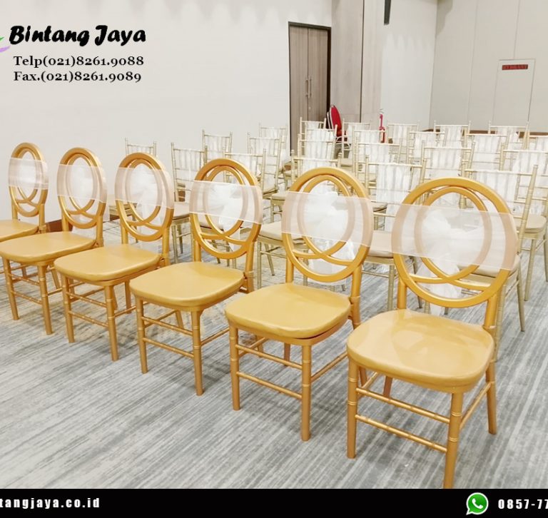 Sewa Kursi Olivia dan Kursi Tiffany Gold Depok untuk Acara Elegan dan Berkelas