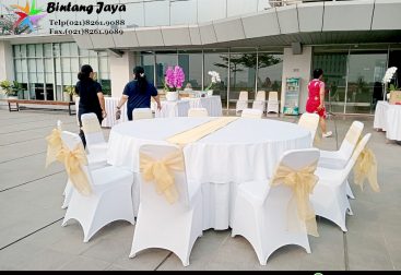 Sewa Meja Bulat Event Kino Tower Alam Sutra Jakarta untuk Acara Perusahaan yang Elegan