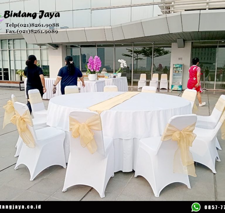 Sewa Meja Bulat Event Kino Tower Alam Sutra Jakarta untuk Acara Perusahaan yang Elegan