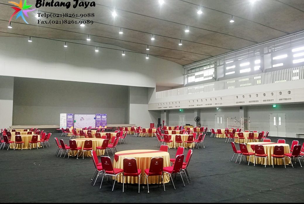 Sewa Kursi Event, Meja Bulat Event Binus Alam Sutra