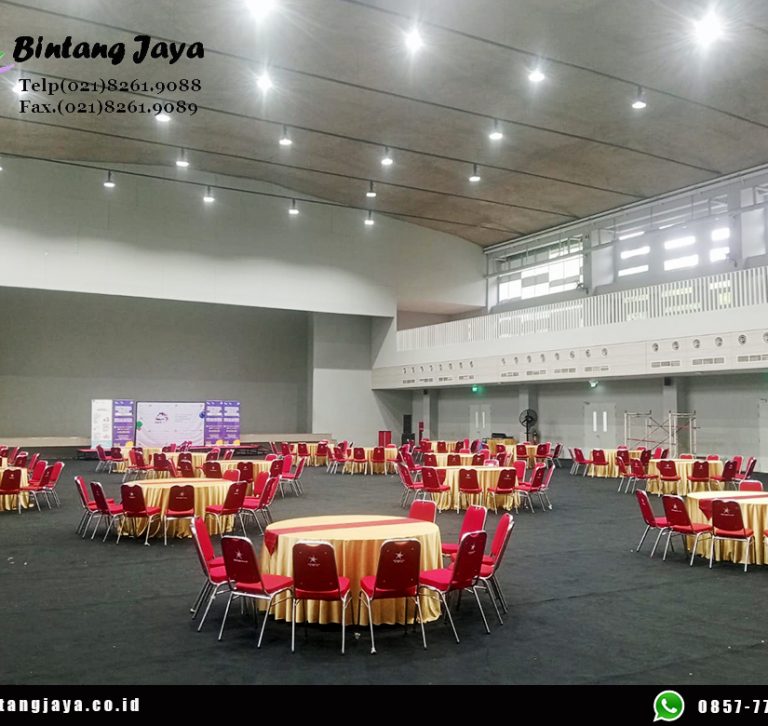 Sewa Kursi Event, Meja Bulat Event Binus Alam Sutra