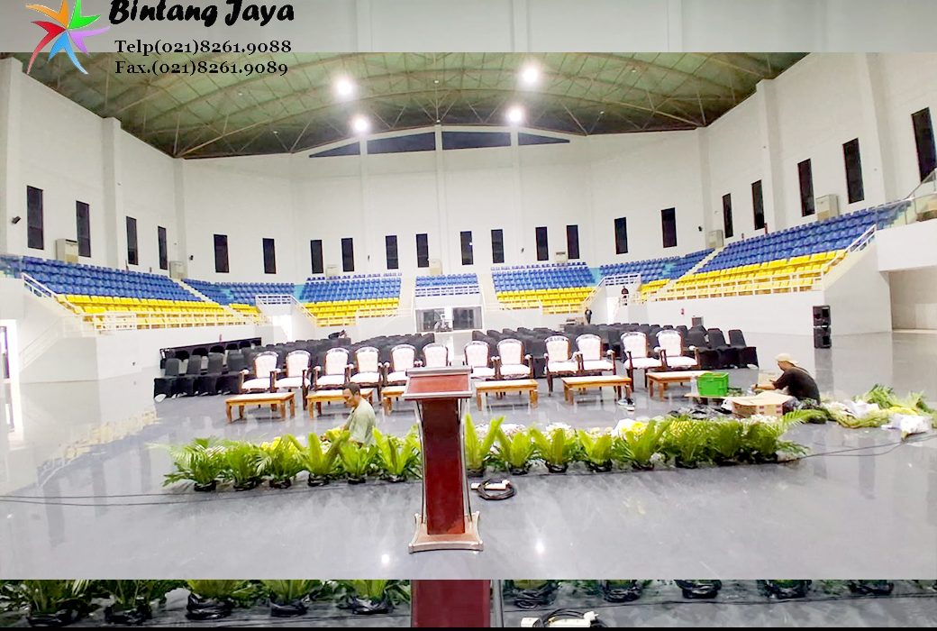 Rental Arm Chairs, Meja VIP, Podium Cokelat Cibubur