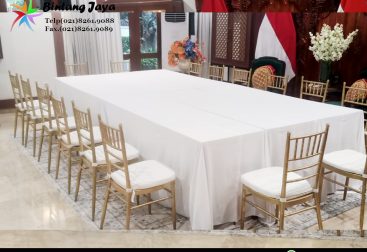 Sewa Kursi Tiffany Gold Jakarta 087885377555: Detail Elegan yang Bikin Event Lebih Berkelas