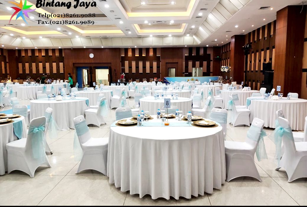 Rental Kursi, Round Table Plus Cover Bareskrim Polri 085777333808