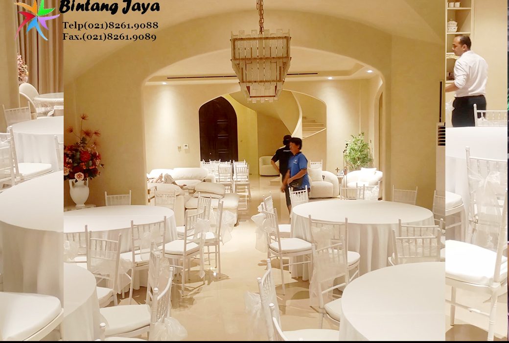 Rental Round Table Set Kursi Tiffany Jakarta 085777333808