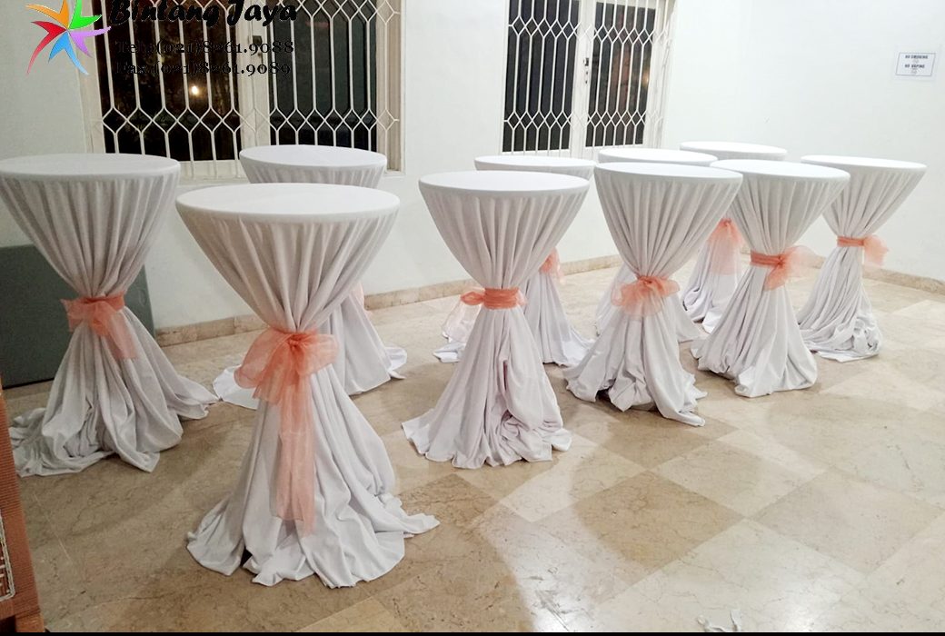 Sewa Meja Bar Taplak Tebar Jakarta 085777333808