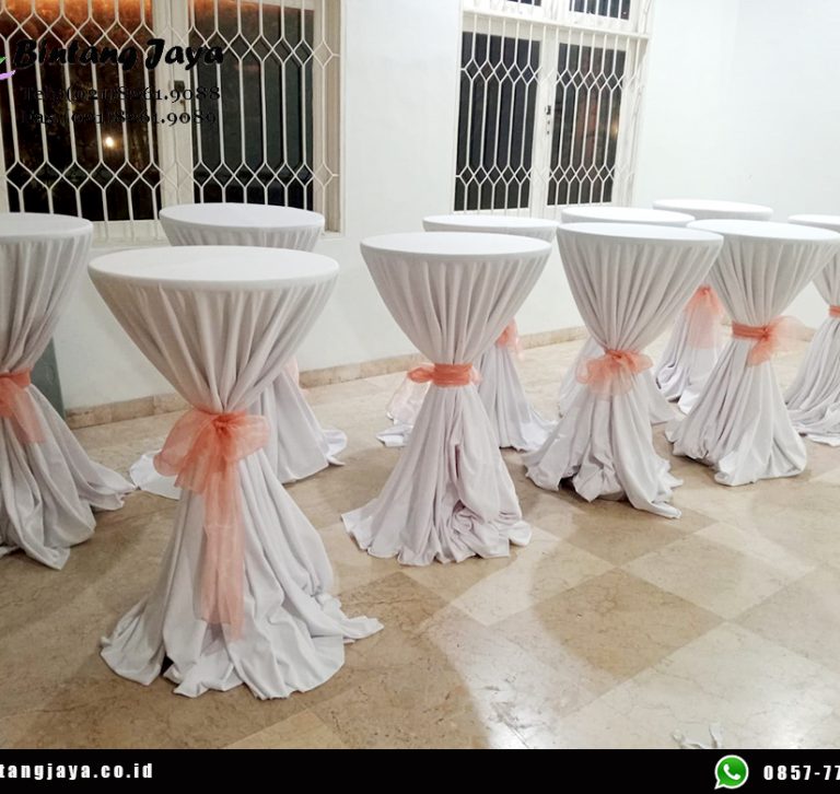 Sewa Meja Bar Taplak Tebar Jakarta 085777333808
